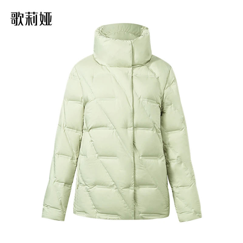 歌莉娅 冬季新品  压胶鹅绒服  1BDL8B0P0