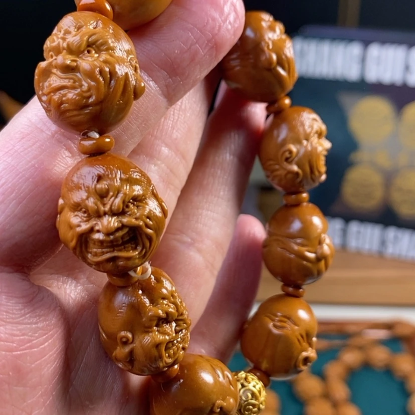 【闪购商品】橄榄核吊坠恶僧