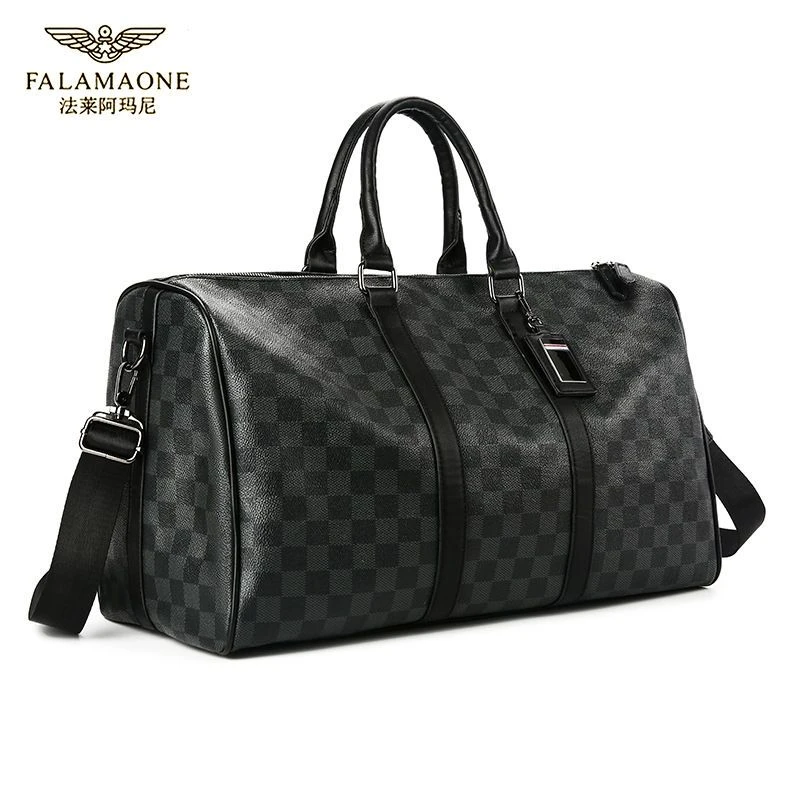 法莱阿玛尼手提时尚户外旅行包男士时尚简约收纳行李大容量休闲包