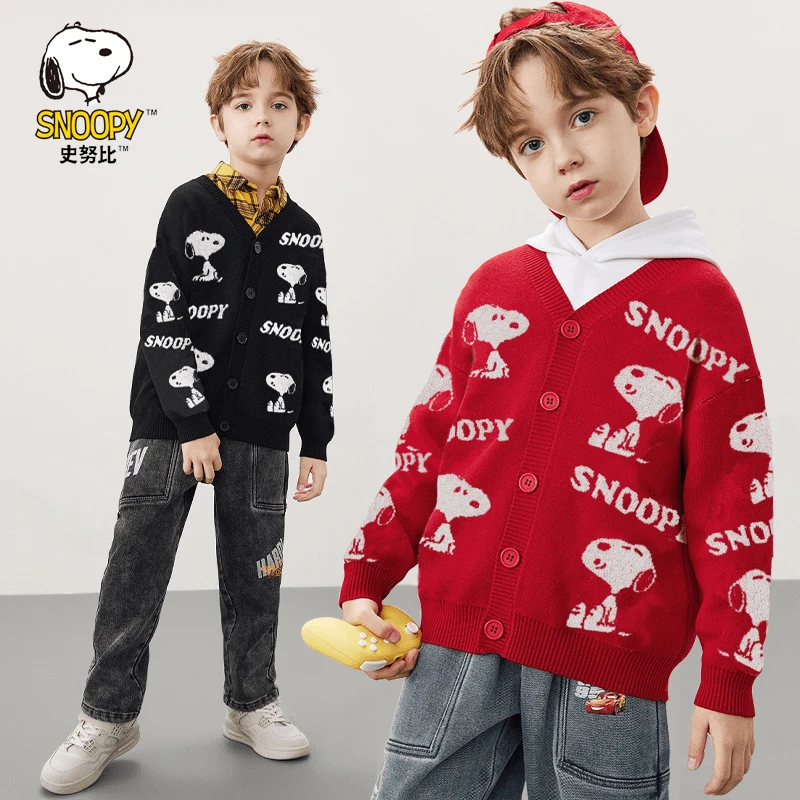 史努比/snoopy【断码福利】童装儿童针织衫男女童毛衣秋新款毛衫