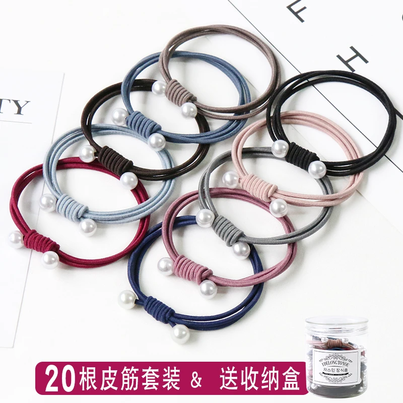 头绳女扎头发橡皮筋发圈不勒头发绳2024年网红新款大人高颜值发饰