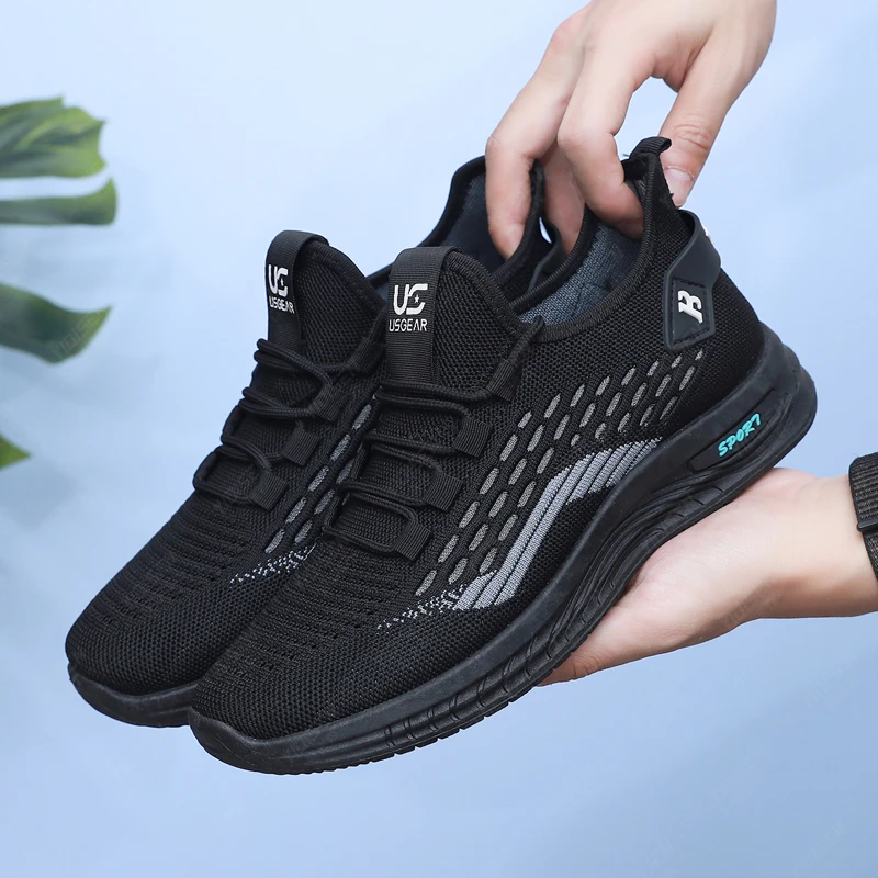 意迪森男鞋休闲百搭透气清爽网眼夏季软底潮鞋跑步防滑轻便