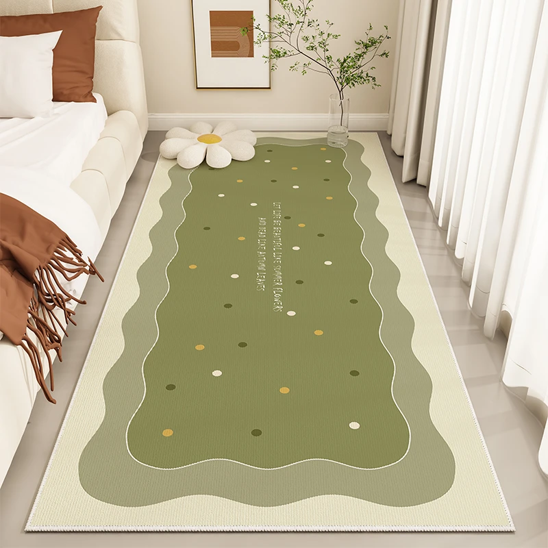 地毯卧室2024新款家用床边毯儿童房间主卧床前垫子奶油风客厅地垫