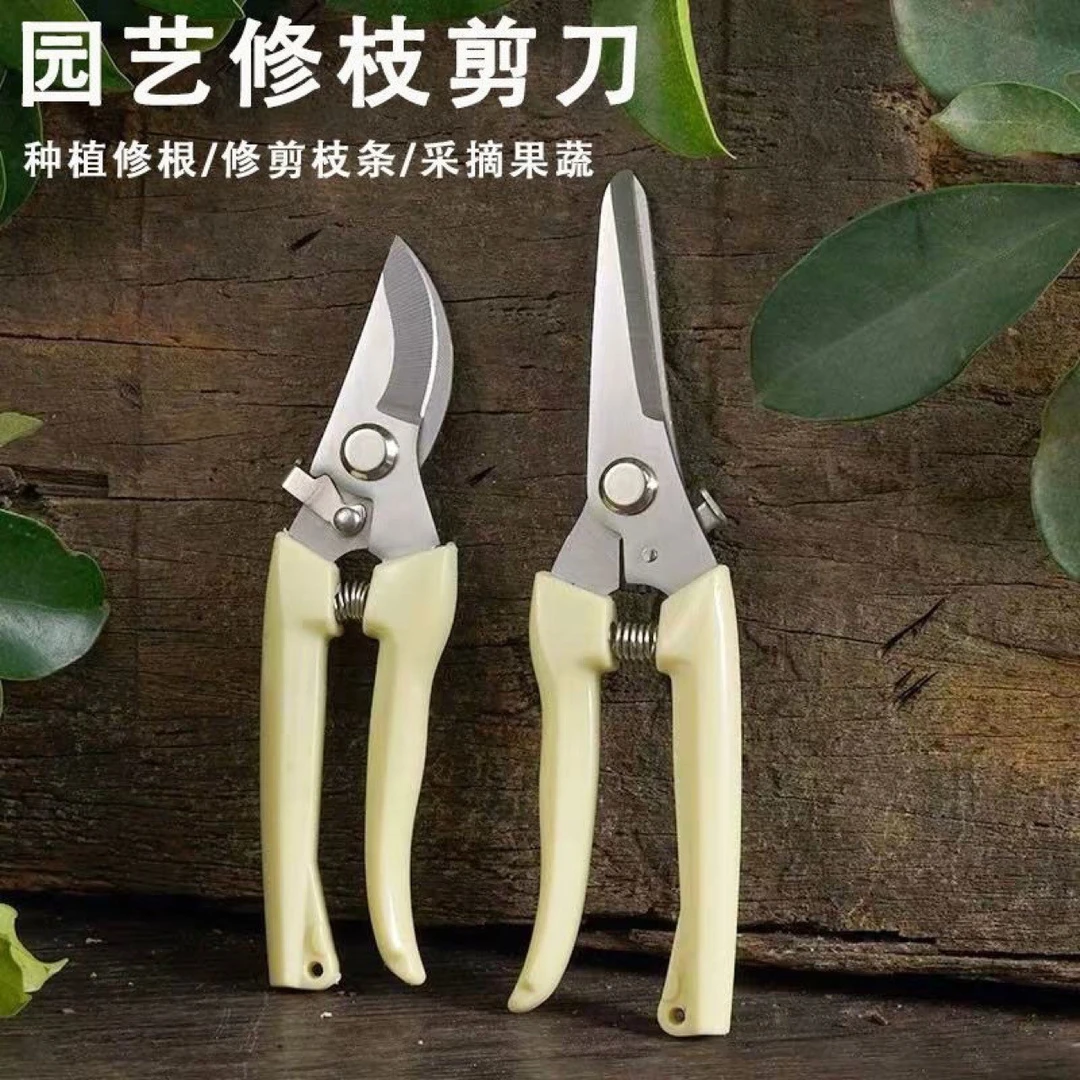 修剪神器园艺剪刀摘水果树枝修花工具盆栽修枝剪不锈钢家用果树剪