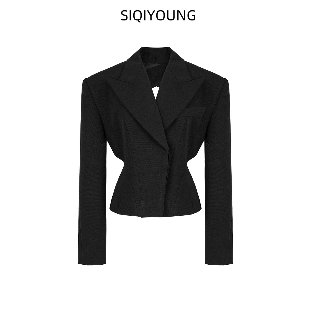 SIQIYOUNG【Maggie精选】后镂空西服