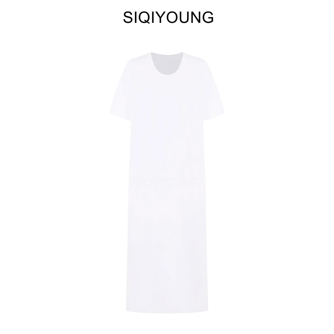 SIQIYOUNG【Maggie精选】法式极简U领连衣裙
