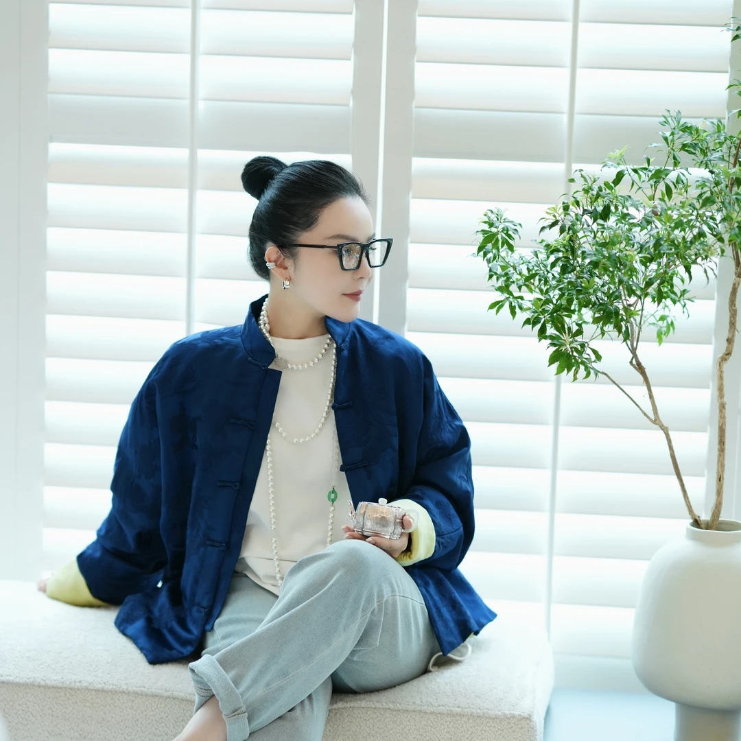 SIQIYOUNG【Maggie精选】中式提花棉服