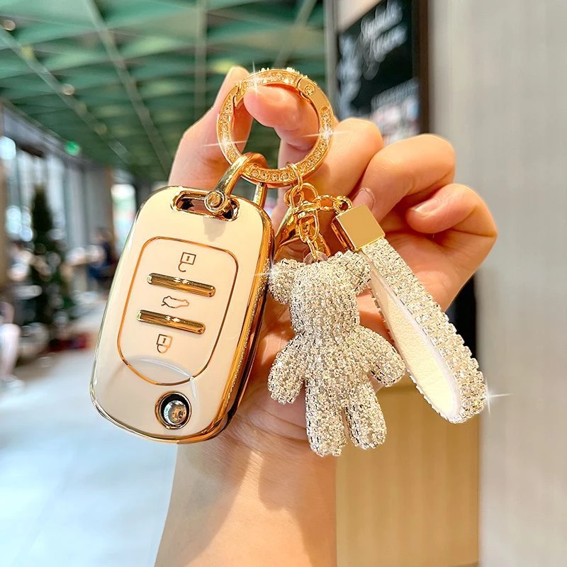 宝骏510钥匙套730专用560壳530扣360包310W车e200女e100汽车高档