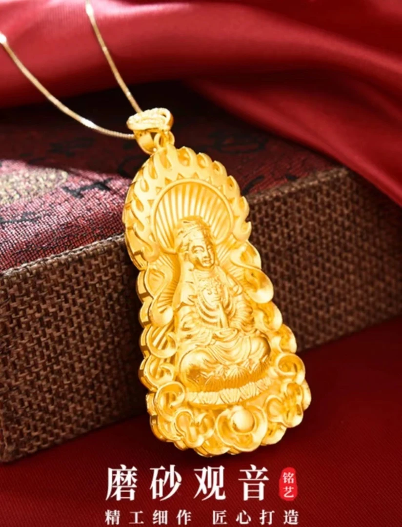 合金项链 合金吊坠2024新款【观音】吊坠时尚气质百搭精美经典项坠