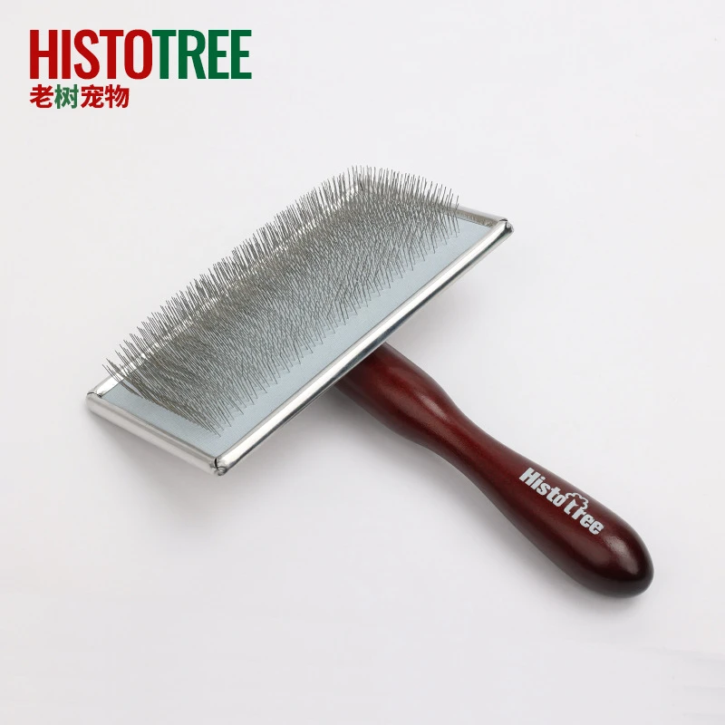 宠物梳子大号拉毛梳理原木针梳方便美容针刷开结脱毛梳打结狗梳子