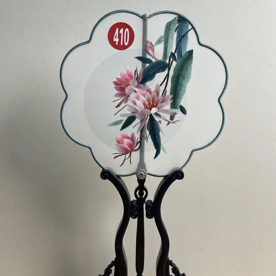 苏绣绕丝扇创意礼品时尚