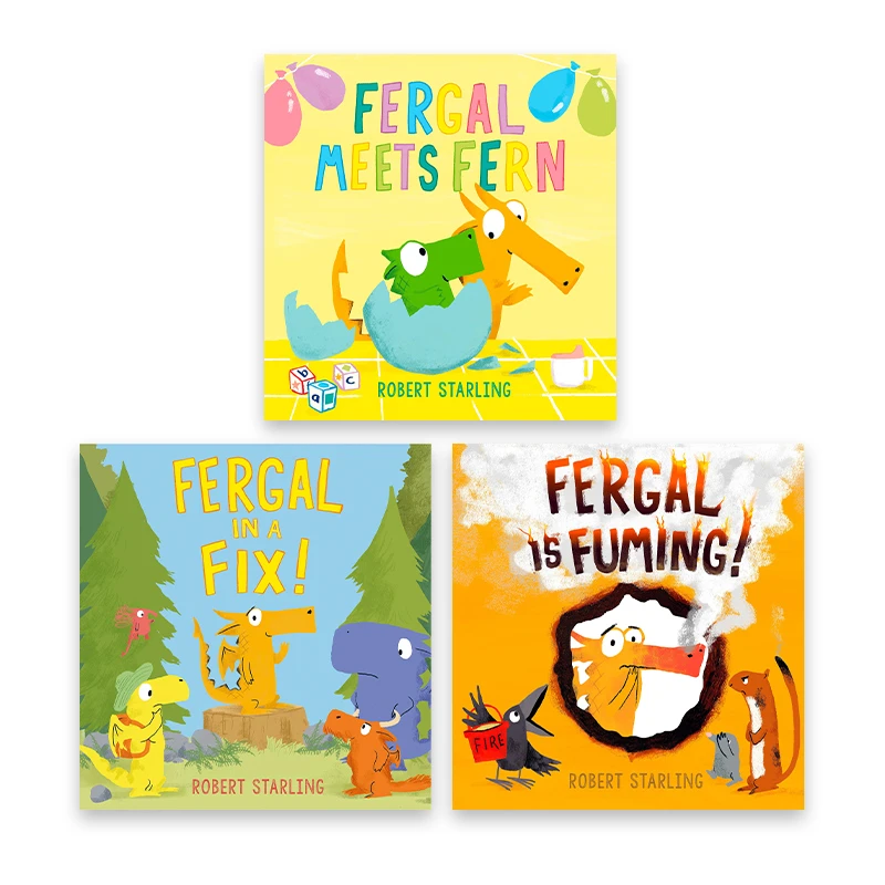 【宝会读】Fergal 小恐龙费格尔三部曲套装