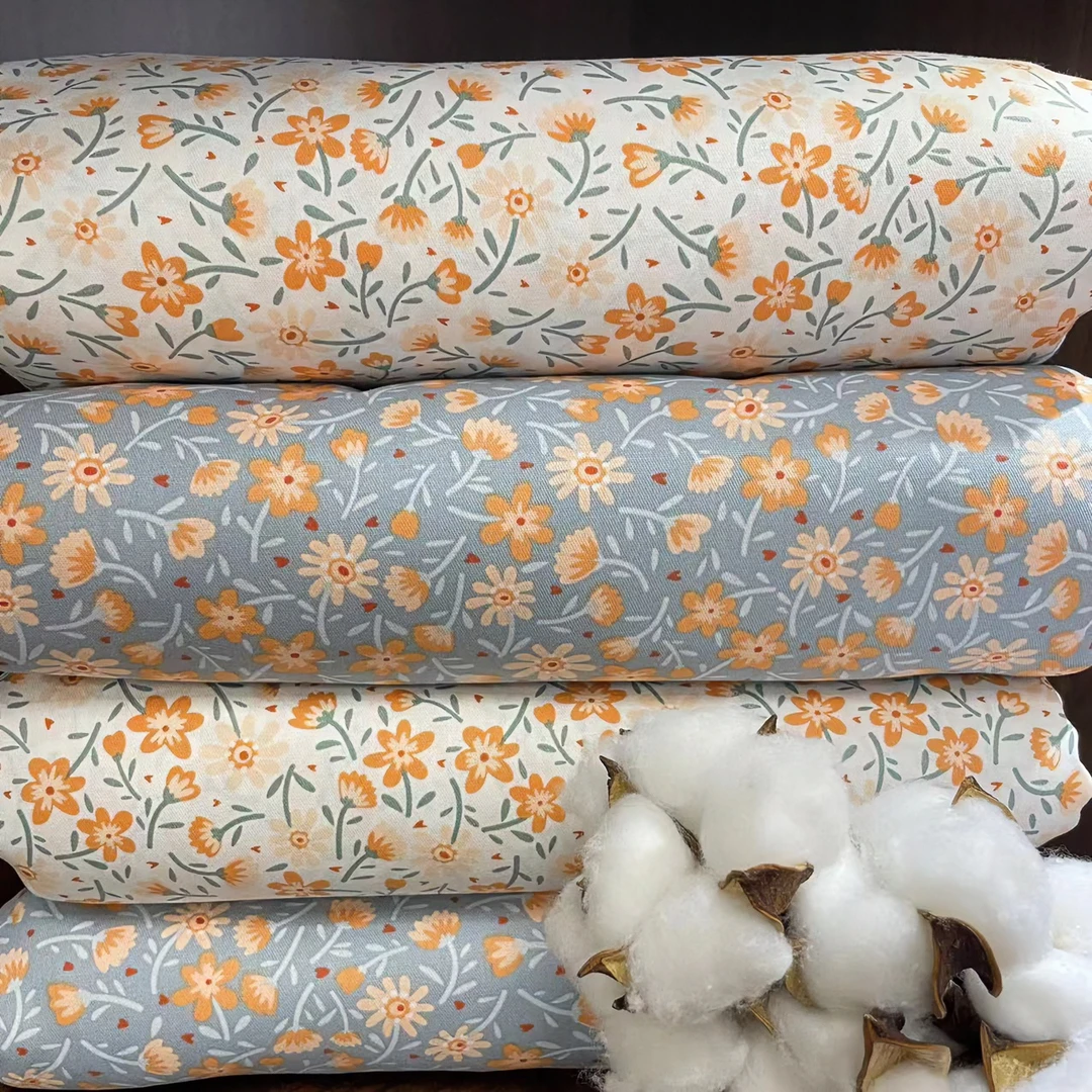 【畅姐专属】秋冬单人斜纹棉韩版亲肤纯棉100%全棉被罩被套碎花春菊