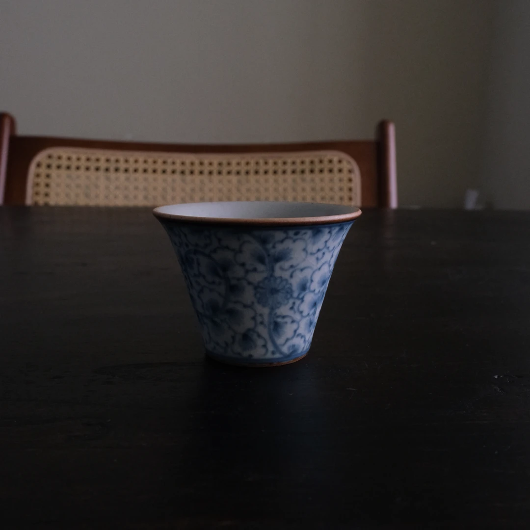 【云长】朴云堂银杏撇口小杯