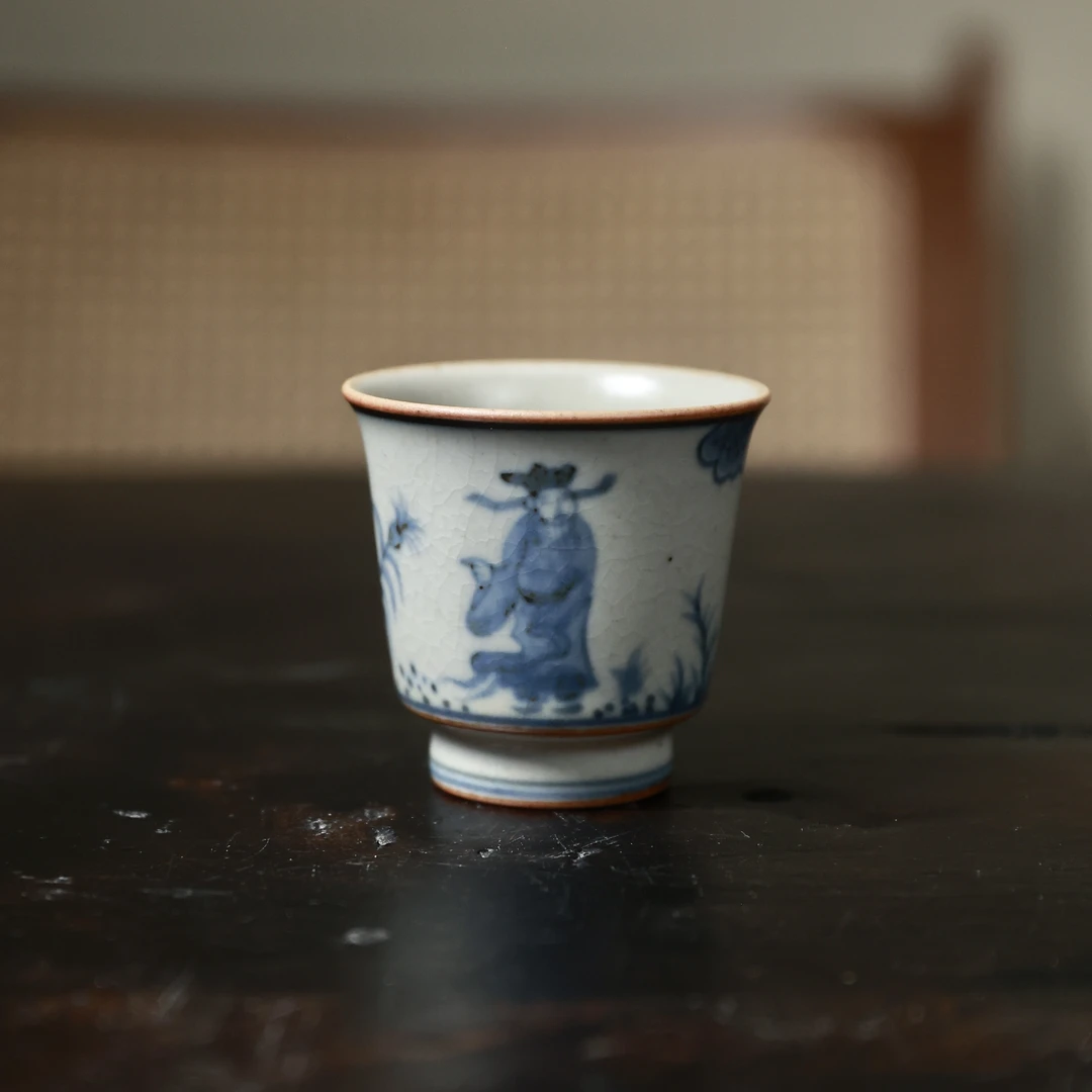 【云长】朴云堂闲人观鹿杯