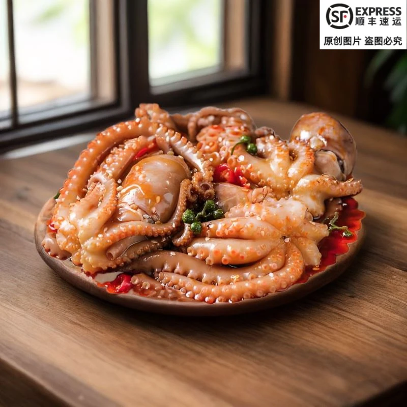 麻辣捞汁捞汁八爪鱼精选下饭菜小海鲜食材零食辣味罐装整只小海鲜