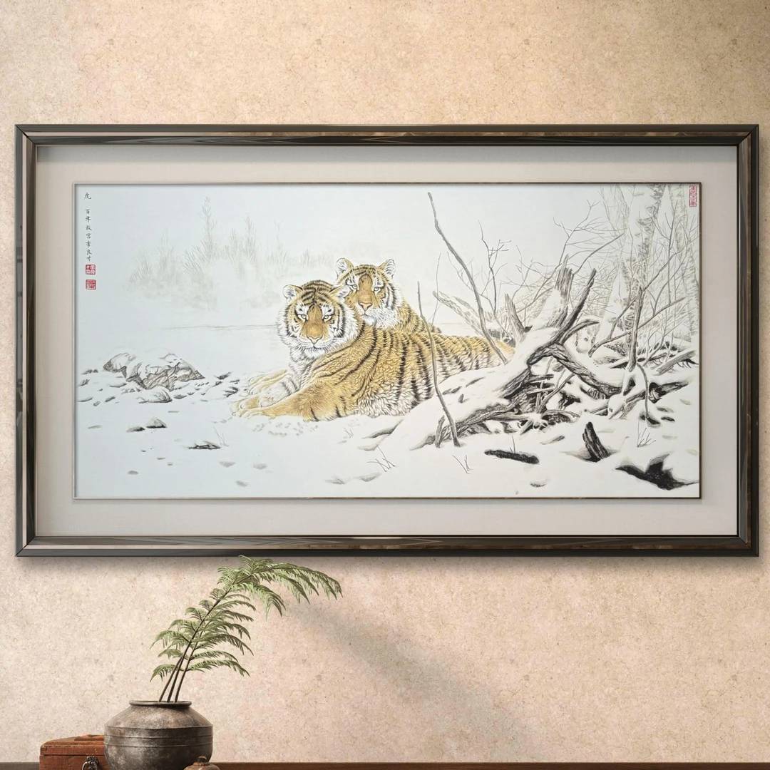 李良才先生原创作品《虎》双