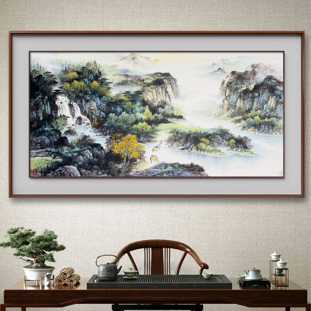 祁军先生原创作品《山居秋暝》