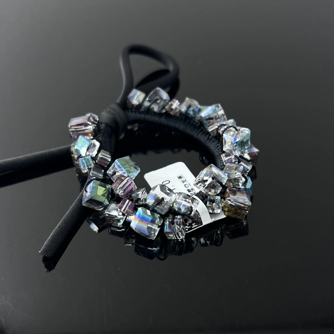 【头绳】时尚发饰头绳发绳发圈气质百搭头饰重工皮筋编织弹力