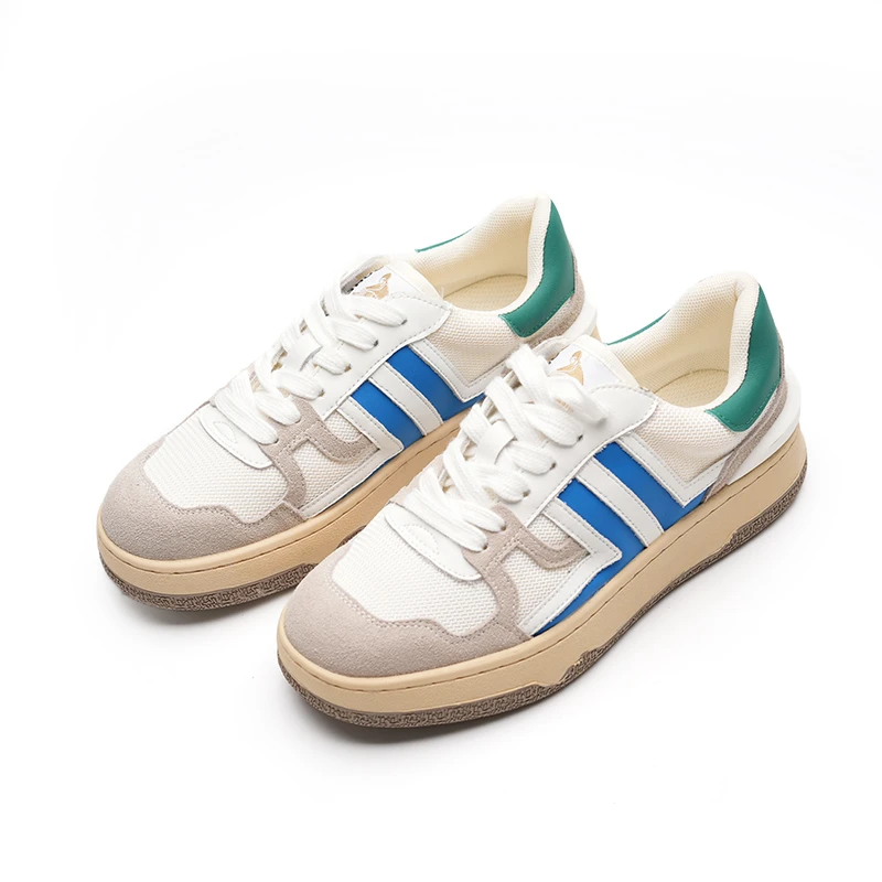 东哥专属——休闲真皮小白鞋平底板鞋女