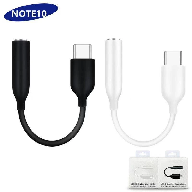 适用三星s20/note10耳机转换线Type-C转3.5mm音频数据耳机转接器