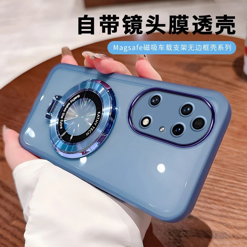 适用华为p50手机壳ABR一AL00全包镜头膜保护P50Pro防摔高级感磁吸