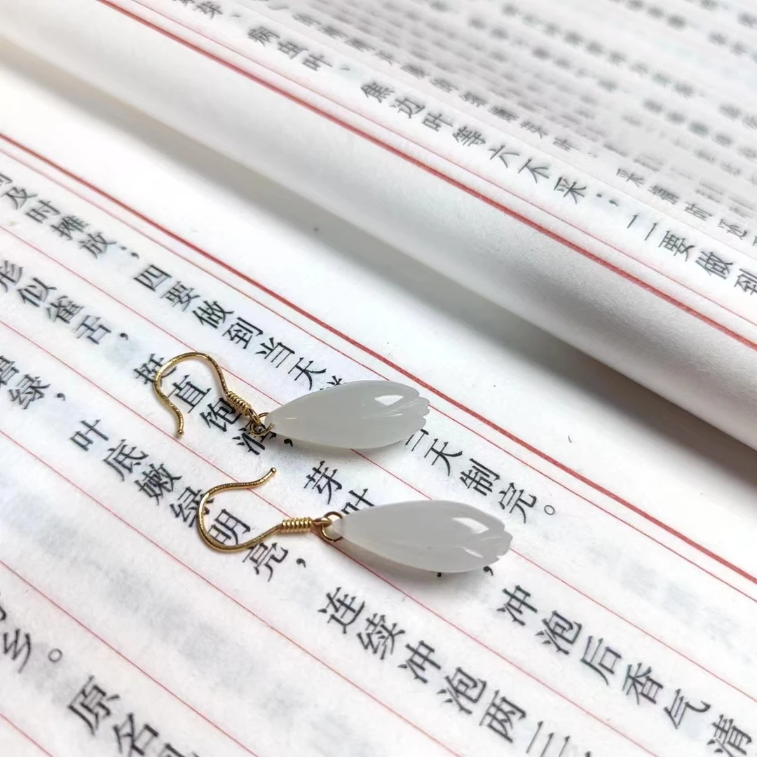 左边珠宝丨和田玉耳饰(E065)