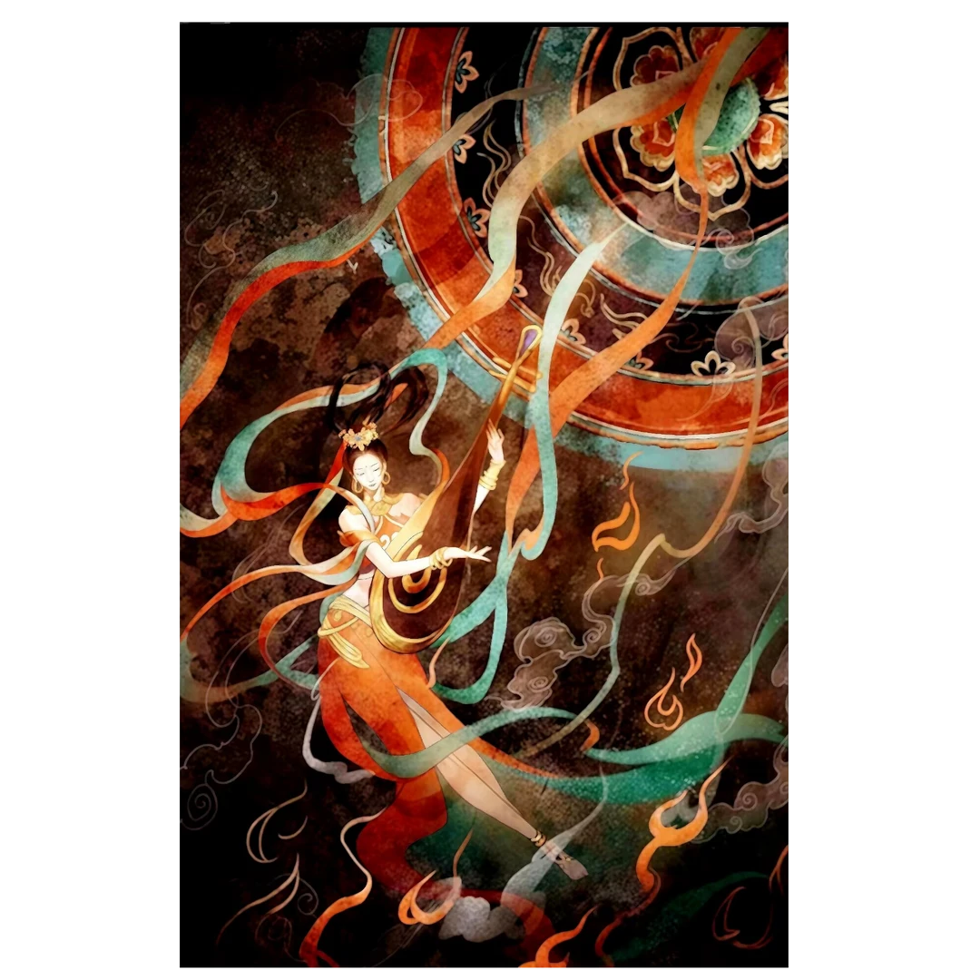 《飞天-踏风》中式软硅藻泥入户门垫吸水防滑长方形，踏风