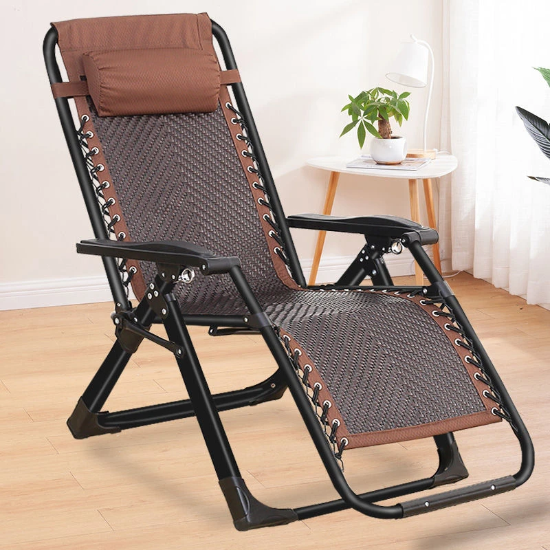 躺椅折叠午休靠背凉椅阳台家用休闲靠椅懒人椅子冬夏两用藤椅藤编