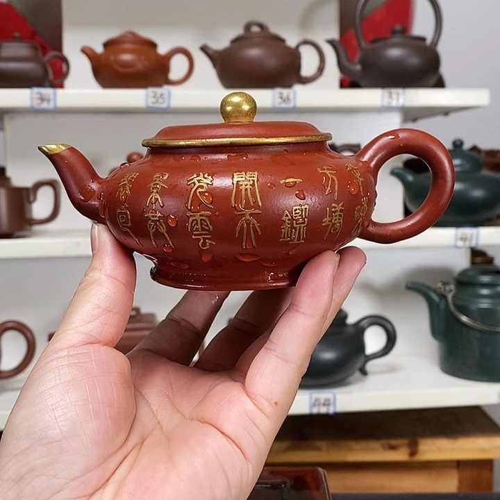 紫砂茶壶全手工制作的