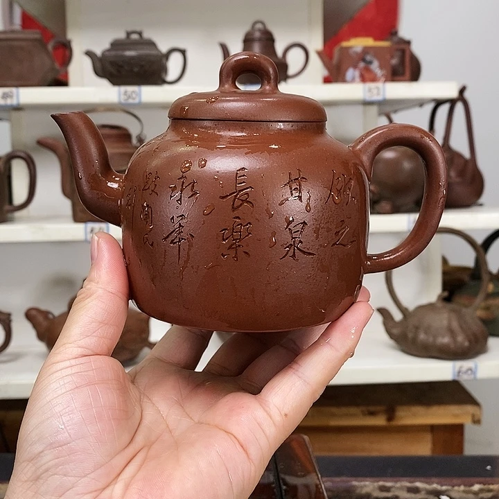 紫砂茶壶全手工制作的