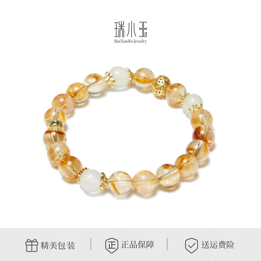 撞色圆珠手链珠串手串礼物20颗原创设计