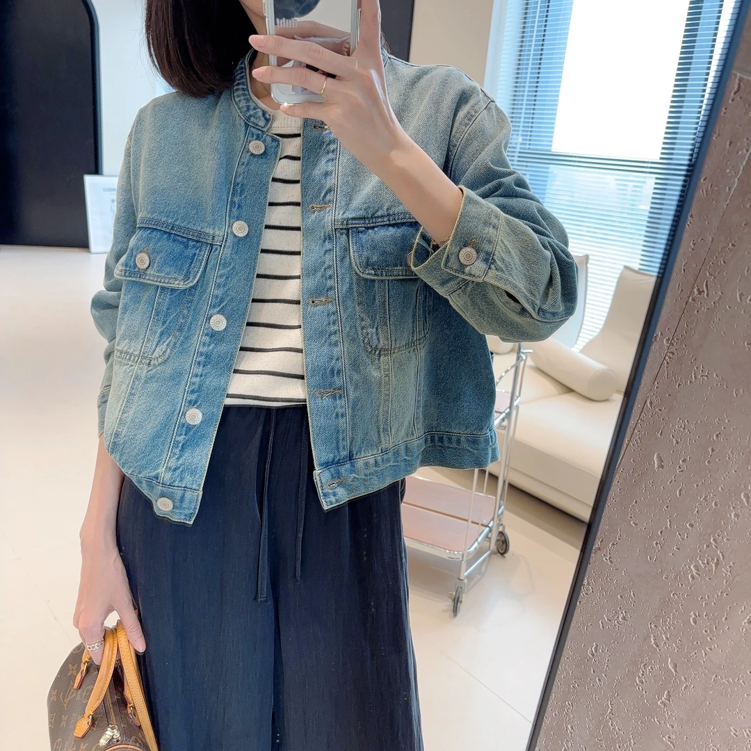 2024新款牛仔女外套外穿宽松春秋款韩版休闲牛仔上衣夹克牛仔衣女