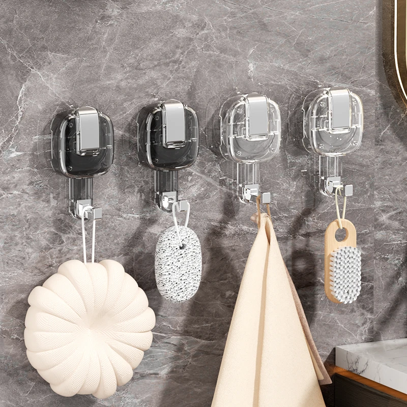 吸盘挂钩强力真空免打孔浴室无痕卫生间厨房门后可移动承重强粘钩