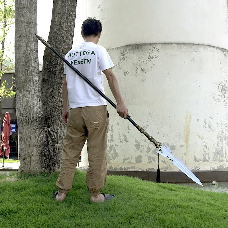 寒影【西楚霸王枪】龙泉刀剑冷兵器十八班高锰钢收藏宝刀宝剑未开刃