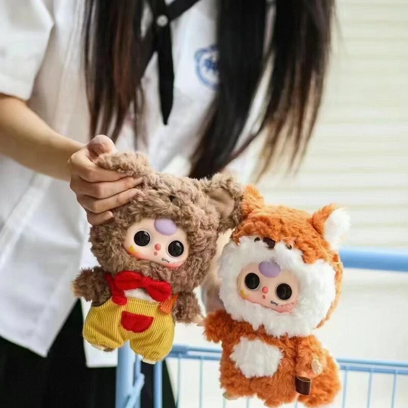 【拆盒】娃三岁大可爱毛绒挂件系列_宁宁潮玩摆件盲盒