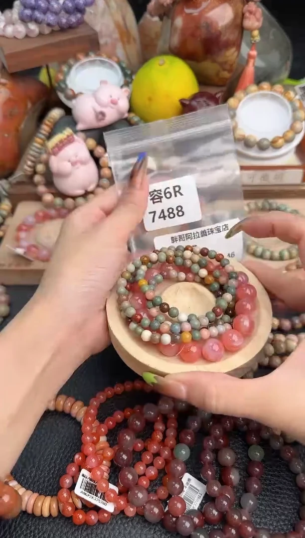 【闪购商品】石英质玉手链未镶嵌6R7488