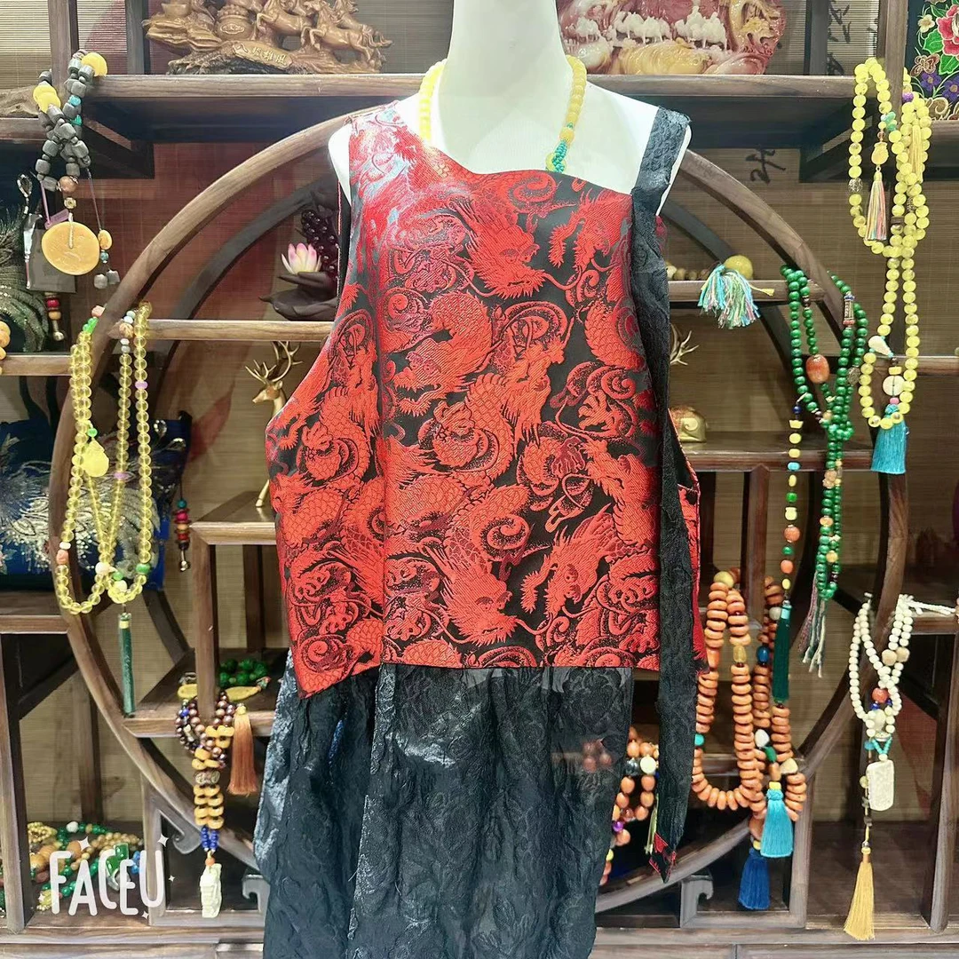 老弗爷新中式提花马甲214