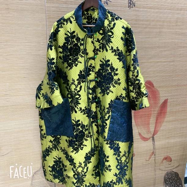 老弗爷新中式提花外套174