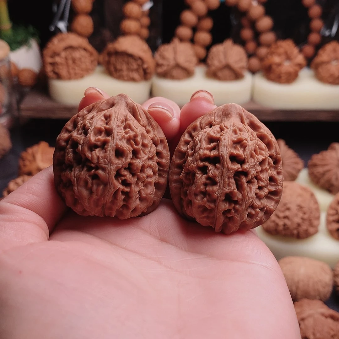 【闪购商品】文玩核桃吊坠全品货头高端小众水龙纹38