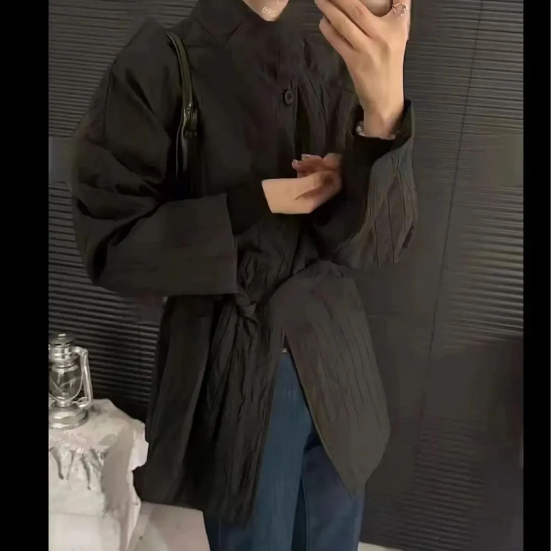 241037新款炸街外套时尚休闲宽松立领