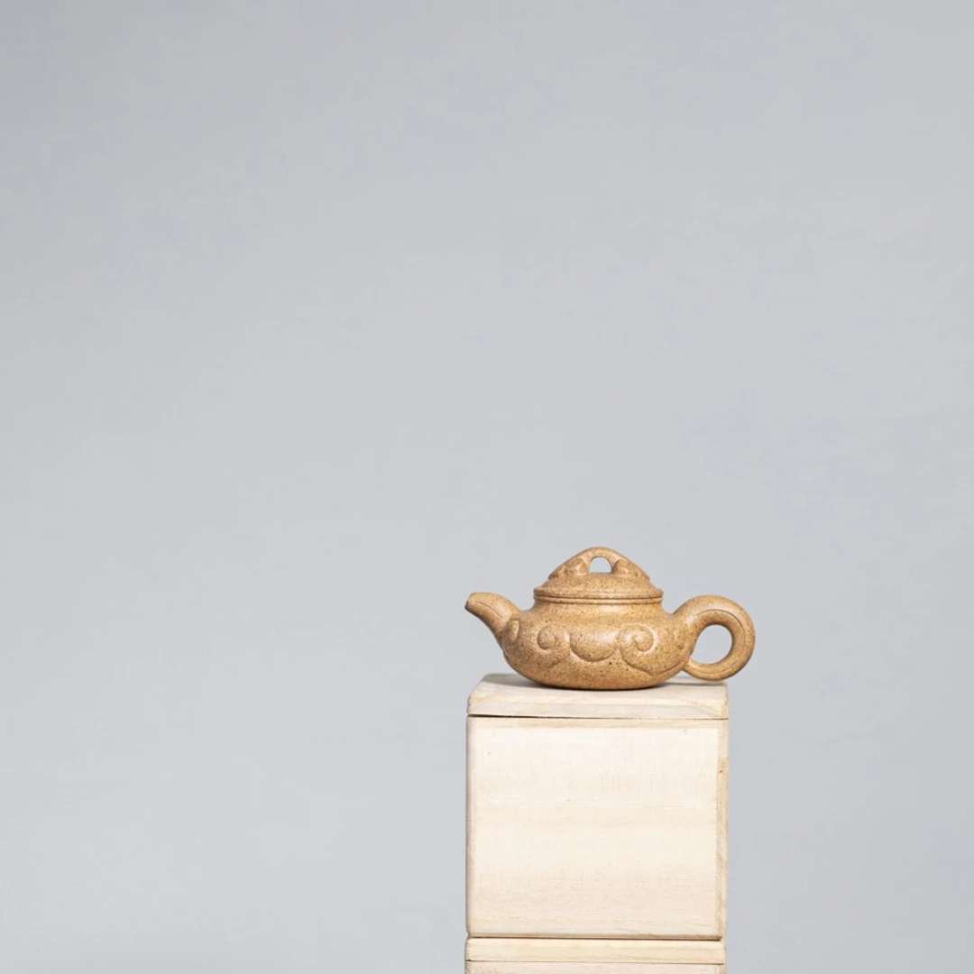 仿古如意·120cc 20目粗砂黄金段特高温 老味十足易泡养 宜兴紫砂