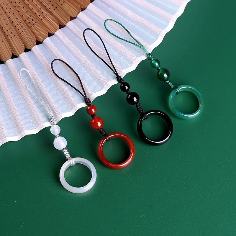 手机挂绳指环扣中国风挂件u盘挂饰女挂坠手机链礼物