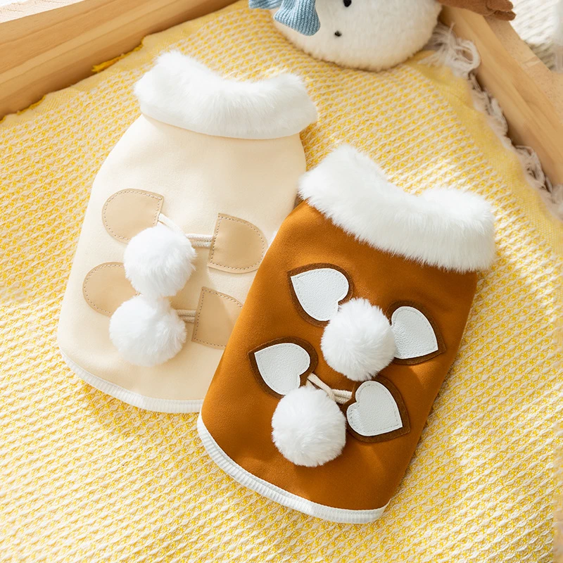 【活动】可爱狗狗衣服秋冬季马甲绒衫泰迪小型犬保暖宠物狗服饰6060