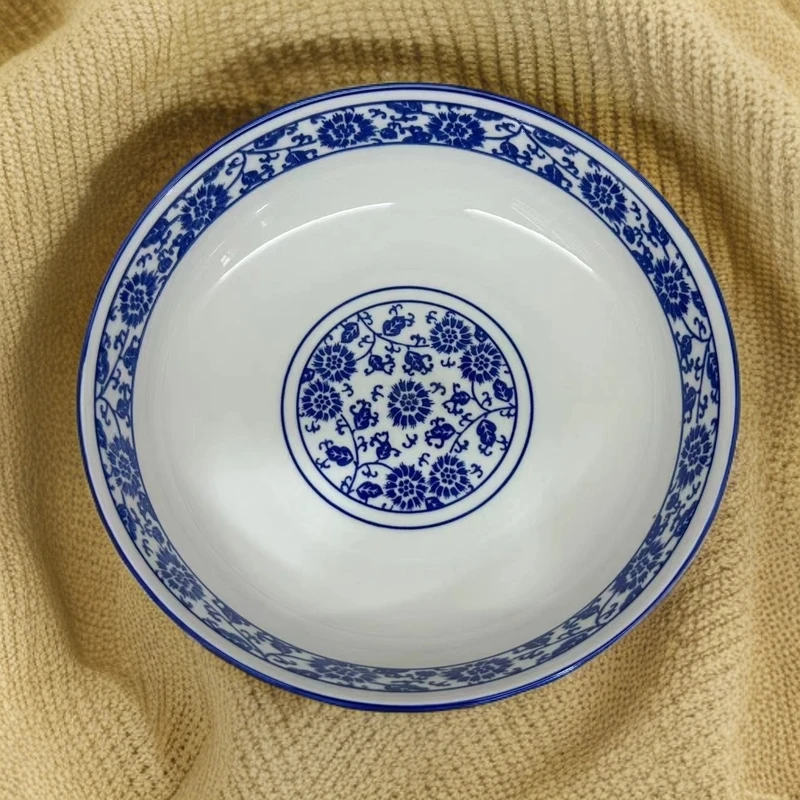 HST-青花9英寸面碗1个装一件/口径23高7