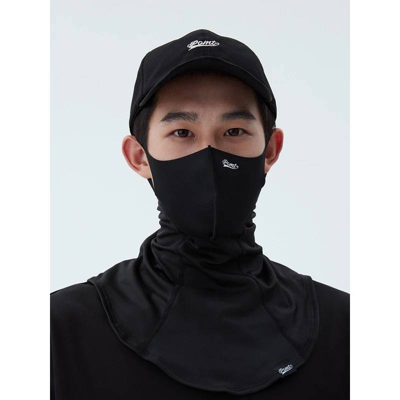 POMT滑雪护脸抓绒面罩口罩弹力防风防寒摩托自行车骑行带护脖舒适