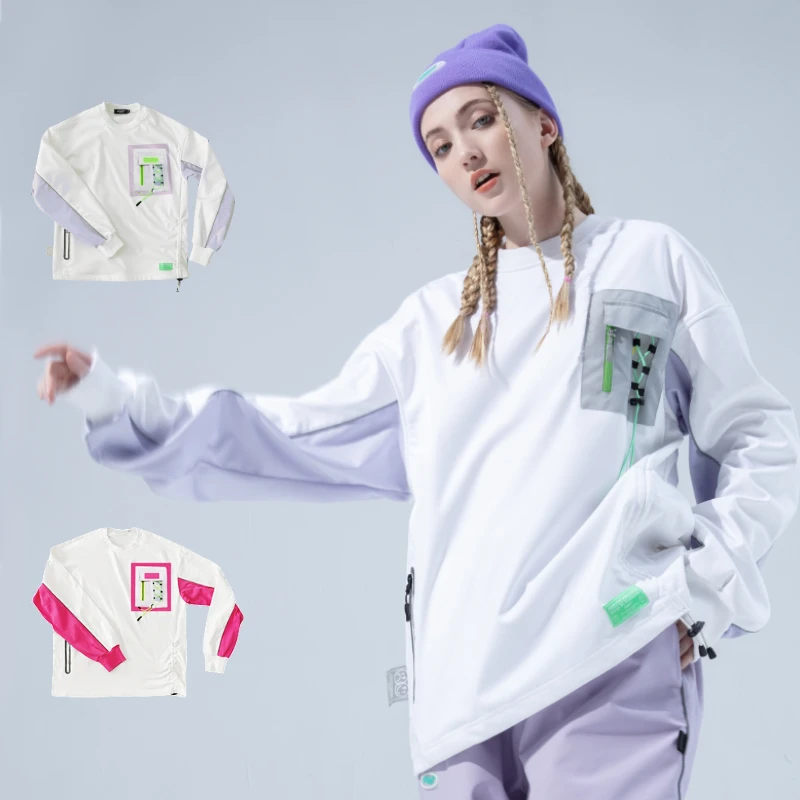 反季pomt防水滑雪卫衣保暖透气滑雪服超轻防风单板双板男女款