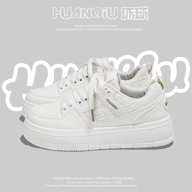 环球板鞋女2025春季新款ins潮高颜值小香风学生小众休闲运动鞋