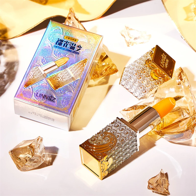 【伍月夫妇专属】琳妆裸光温变方管润唇膏滋润口红