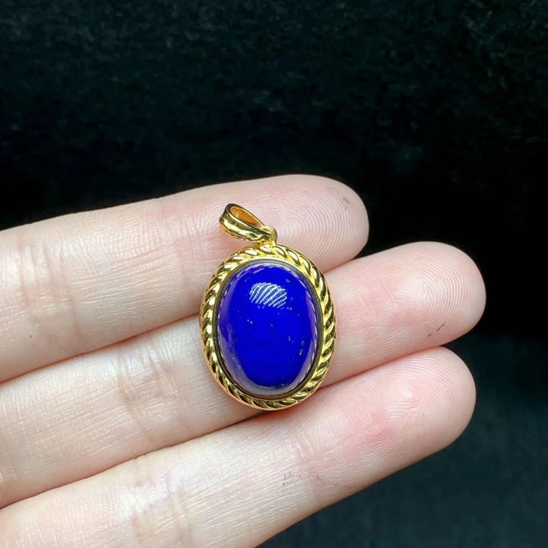 【子选好物】19 ZC3955-S925银镶青金石吊坠-多样性发其一-15*11mm